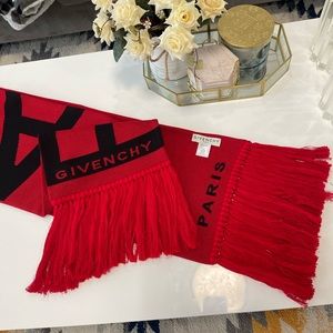 Givenchy Paris Football Scarf RED